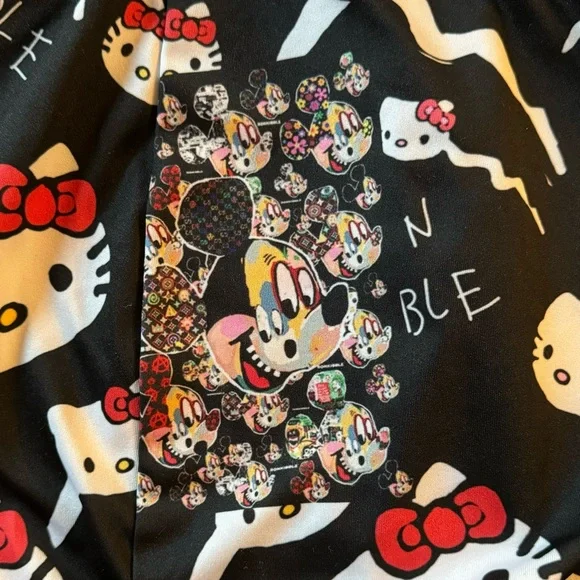 Ron Kibble Punk Art Hello Kitty Sanriocore Miniskirt - Picture 4 of 7